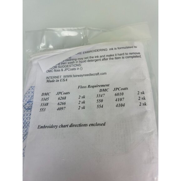 NEW Fairway Needlecraft #83245 ROSE VINE Embroidery Cross Stitch Pillowcase Kit - Picture 8 of 10